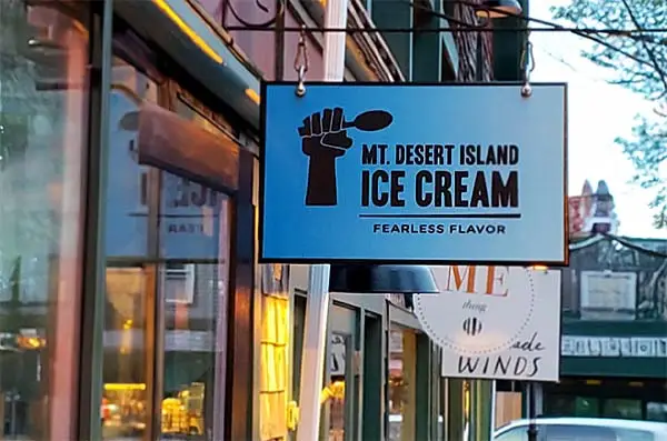MT. Desert Island Ice Cream in Bar Harbor, Maine