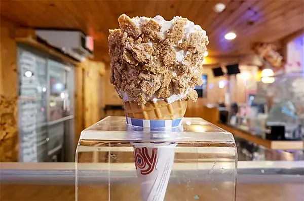Big Licks Ice Cream Shop in Old Orchard Beach, Maine