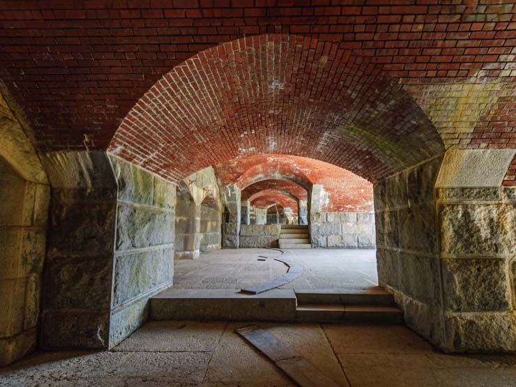 Fort Knox State Historic Site in Prospect, Maine