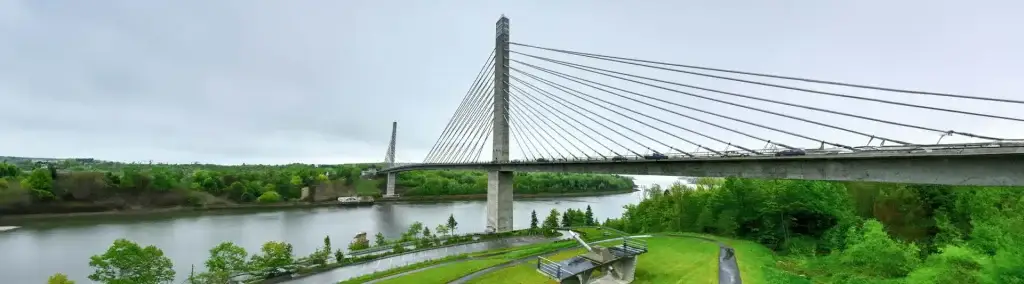 Penobscot Narrows Observatory and Bridge in Prospect, Maine