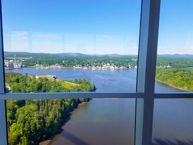 View from the Penobscot Narrows Observatory