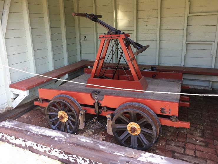 Classic Pump Car at the Seashore Trolley Museum