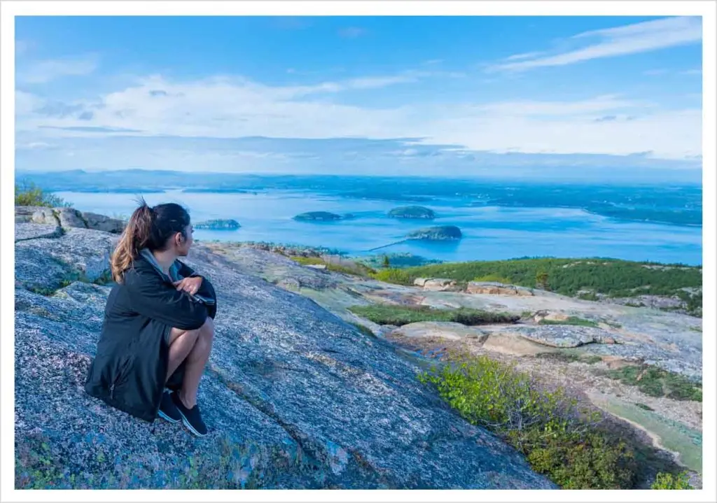 Acadia Cadillac Mountain Scenic view