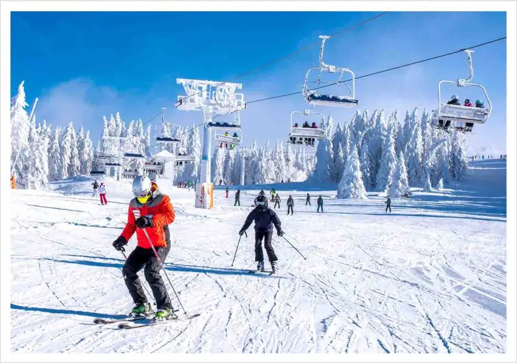 Skiing in Maine