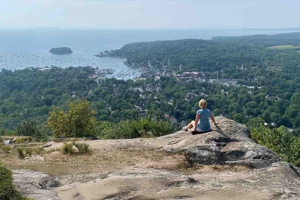 View from Mount Battie in Camden Hills State Park